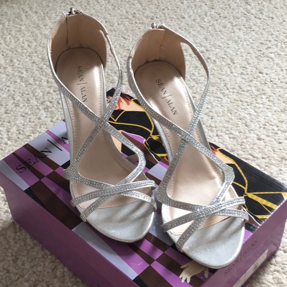 Sean Alan Silver heels